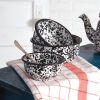 Set of Three Splattered Enamel Bowls - Stylish Kitchen Decor for Serving and Display