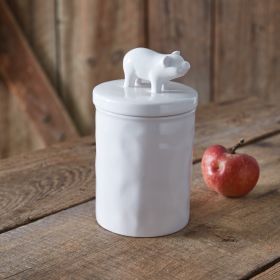 Adorable Small Piglet Canister - Perfect for Kitchen Storage and Decor