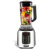 Digital Electric Kitchen Countertop Blender - Professional 1.7 Liter Capacity Home Food Processor Compact Blender