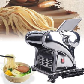 Commercial Electric Dough Skin Noodles Pasta Maker Machine Roller Sheeter with Two Blades Home Kitchen Use