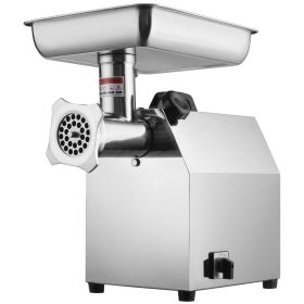 VEVOR Electric Meat Grinder, 396 Lb/H Capacity, 1100W (4600W MAX) Industrial Meat Mincer with 2 Blade, 3 Grinding Plates