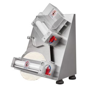 VEVOR Pizza Dough Roller Sheeter, 3-12 Inch Automatic Commercial Pizza Press, 370W Electric 260 Per Hour Dough Roller