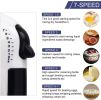 7 Speed Hand Mixer Electric Hand Mixer Portable Kitchen Hand Held Mixer for Food Whipping White Easy Operation