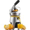 Kitchen Accessories Die Cast Stainless Steel Electric Citrus Juicer Squeezer Grapefruit | 300 Watts of Power Lemon Juice Blender