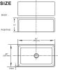 30 inch Fireclay Kitchen Sink Farmhouse Reversiable Single Bowl, Apron Farm White Single Bowl Sink