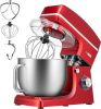 VIVOHOME 7.5 Quart Stand Mixer, 660W 6-Speed Tilt-Head Kitchen Electric Food Mixer with Beater, Dough Hook, Wire Whip