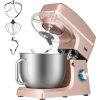 VIVOHOME 7.5 Quart Stand Mixer, 660W 6-Speed Tilt-Head Kitchen Electric Food Mixer with Beater, Dough Hook, Wire Whip