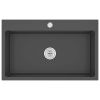 Handmade Kitchen Sink Black Stainless Steel